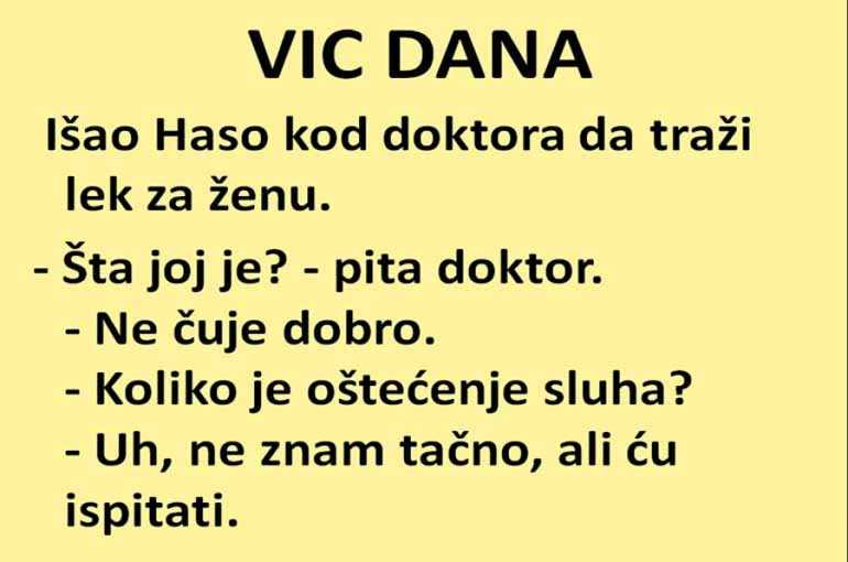 VIC DANA: Haso traži lek za Fatu