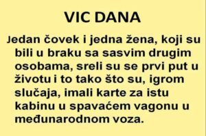 VIC DANA: Samo noćas da se pravimo da smo u braku..