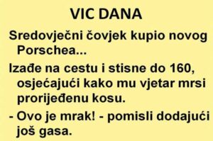 VIC DANA: Zašto sredovečni muškarac beži od pandura?