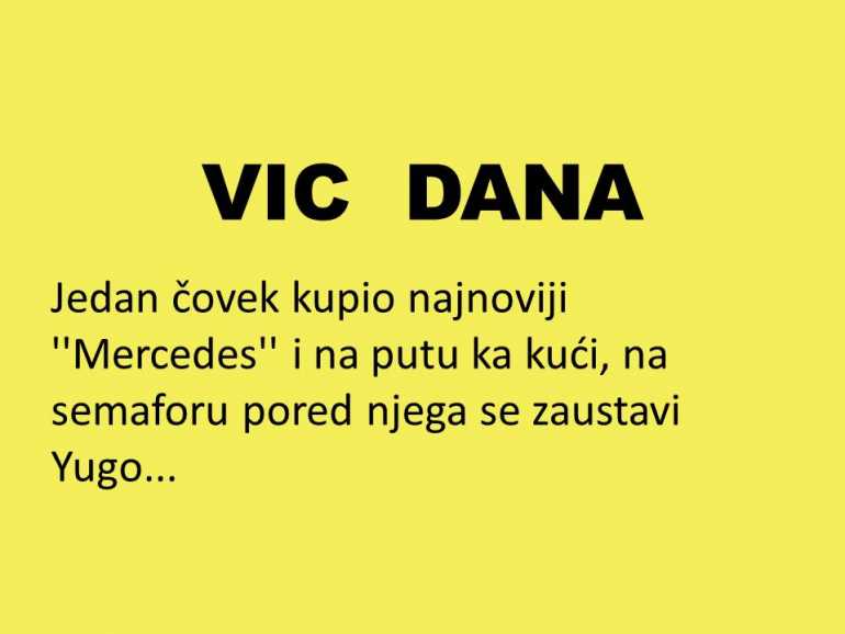 VIC DANA: Najnoviji ''Mercedes''