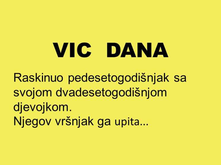 VIC DANA: Dobra ženidba