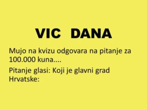 VIC DANA: Mujo u kvizu ŽELITE LI DA POSTANETE MILIONER