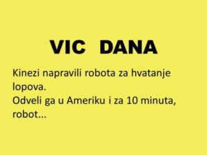 VIC DANA: Robot hvata lopove