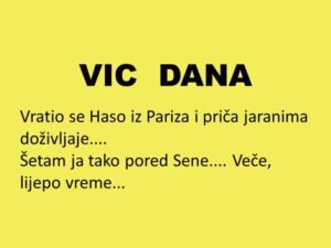 VIC DANA: Haso u Parizu