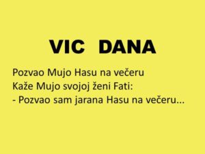 VIC DANA: Mujo objašnjava Hasi kako je u braku