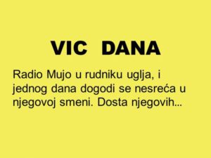 VIC DANA: Gde je Mujo kad se pare dele