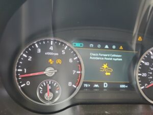 KIA "Check Forward Collision-Avoidance Assist System" ?