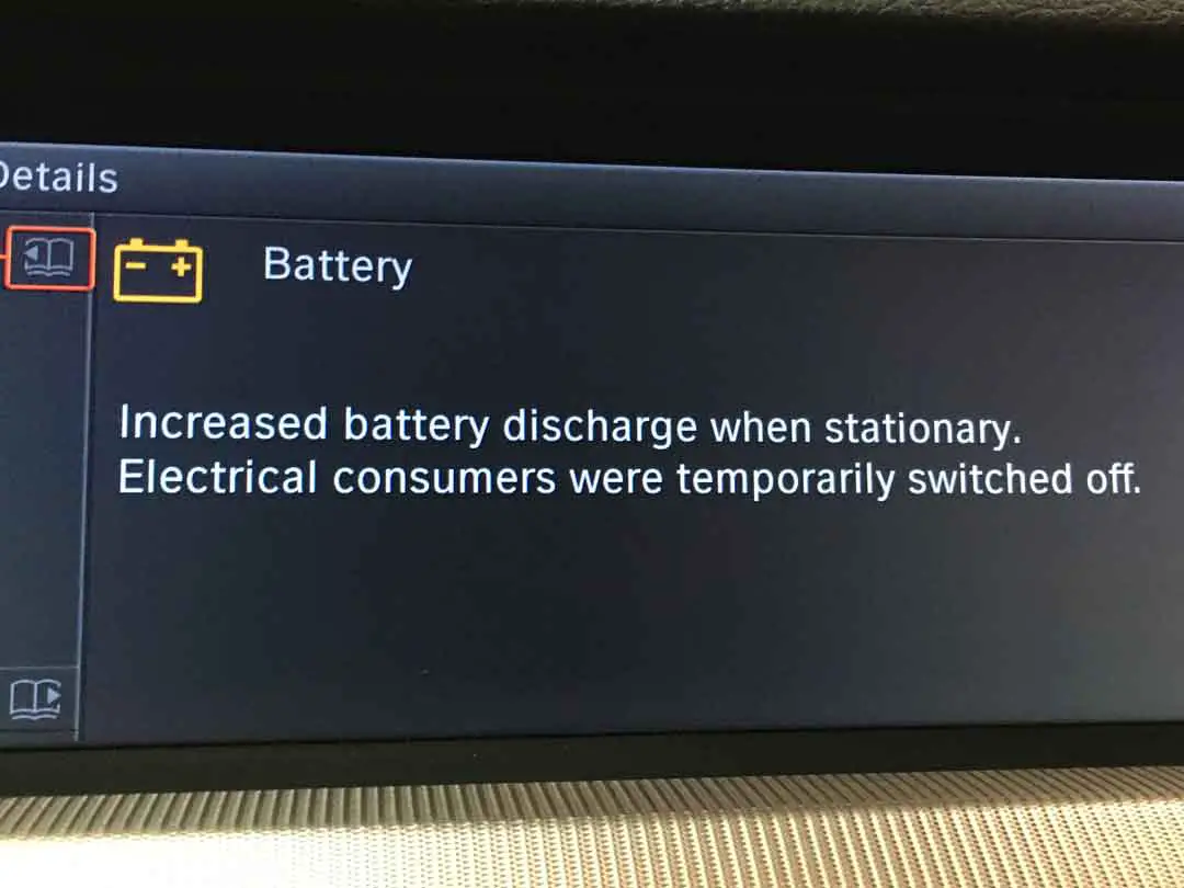Battery discharged