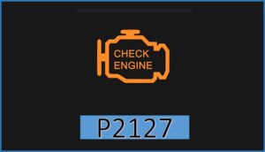 P2127 Nizak krug senzora/prekidača položaja gasa/pedale "E"