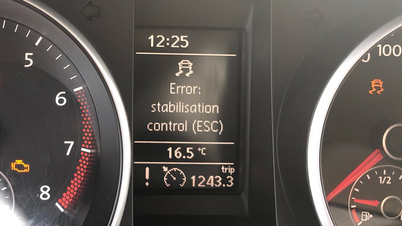 Volkswagen "Fault Stabilization Control (ESC)" - kako popraviti