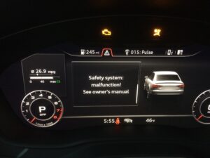 Audi "Kvar sigurnosnog sistema" - pojašnjenje kvara