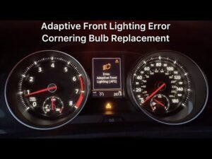 Golf MK7 VII Error: "Adaptive Front Lighting system (AFS)"