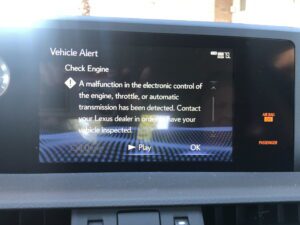 Lexus Kvar kočnice za parkiranje - simptomi kvara i popravka