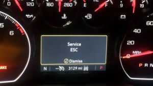 "Service ESC" upozorenje na instrument tabli i auto ne pali ?