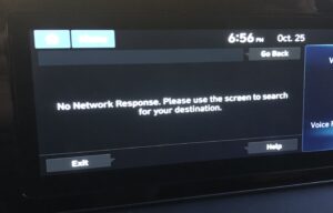 Hyundai "No Network Response" na instrument tabli ?