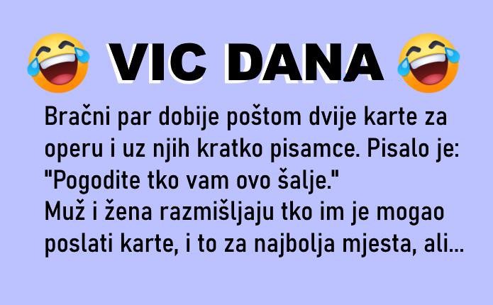 VIC DANA: Karte za operu