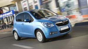 Opel Agila – Zapremina gepeka / prtljažnika u litrima