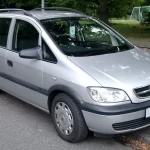 Opel Zafira – Zapremina gepeka / prtljažnika u litrima